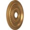 Ekena Millwork Cole PVC Ceiling Medallion (Fits Canopies up to 5 1/8"), Bright Coat Gold, 19"OD x 3 1/2"ID x 1"P CMP19COBGL - alternate 4